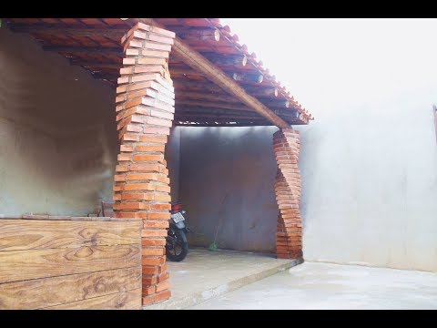 Винтовая кладка кирпичных столбов своими руками