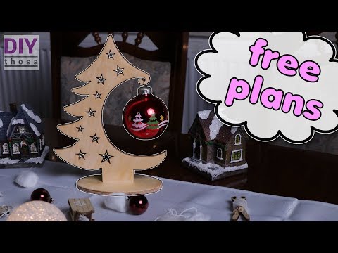 Статуэтка-ёлочка из дерева своими руками