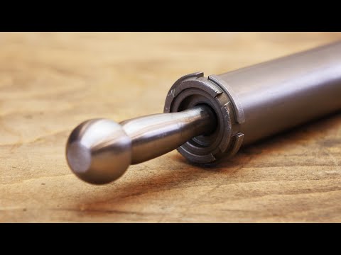 Как сделать компактный ручной насос из амортизатора авто